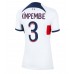 Paris Saint-Germain Presnel Kimpembe #3 Bortedrakt Dame 2023-24 Korte ermer